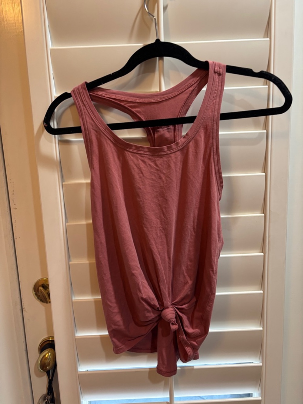 ❤️SALE❤️Lululemon Women’s Dark Coral Tie-Front Tank Top